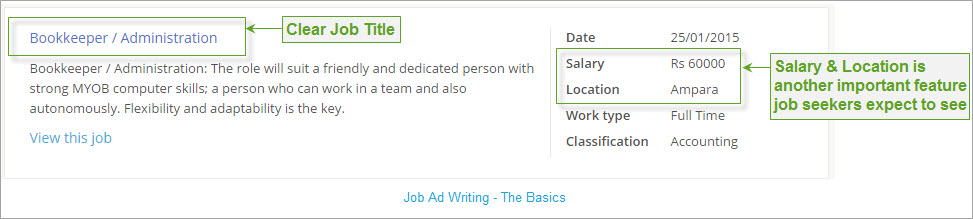How to write employment ads