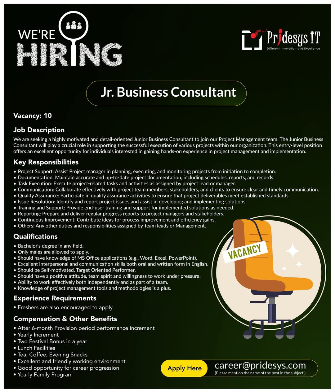 Company banner