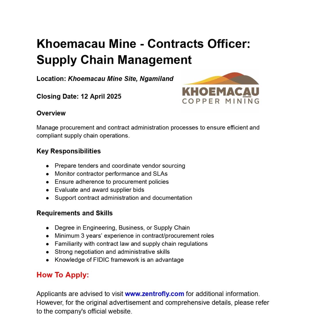 Company banner