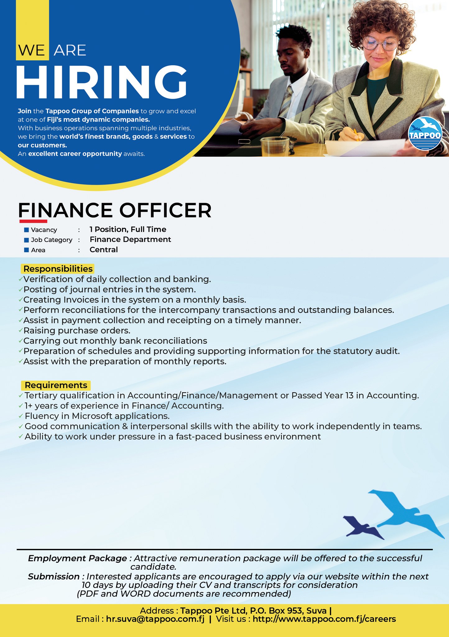 Company banner