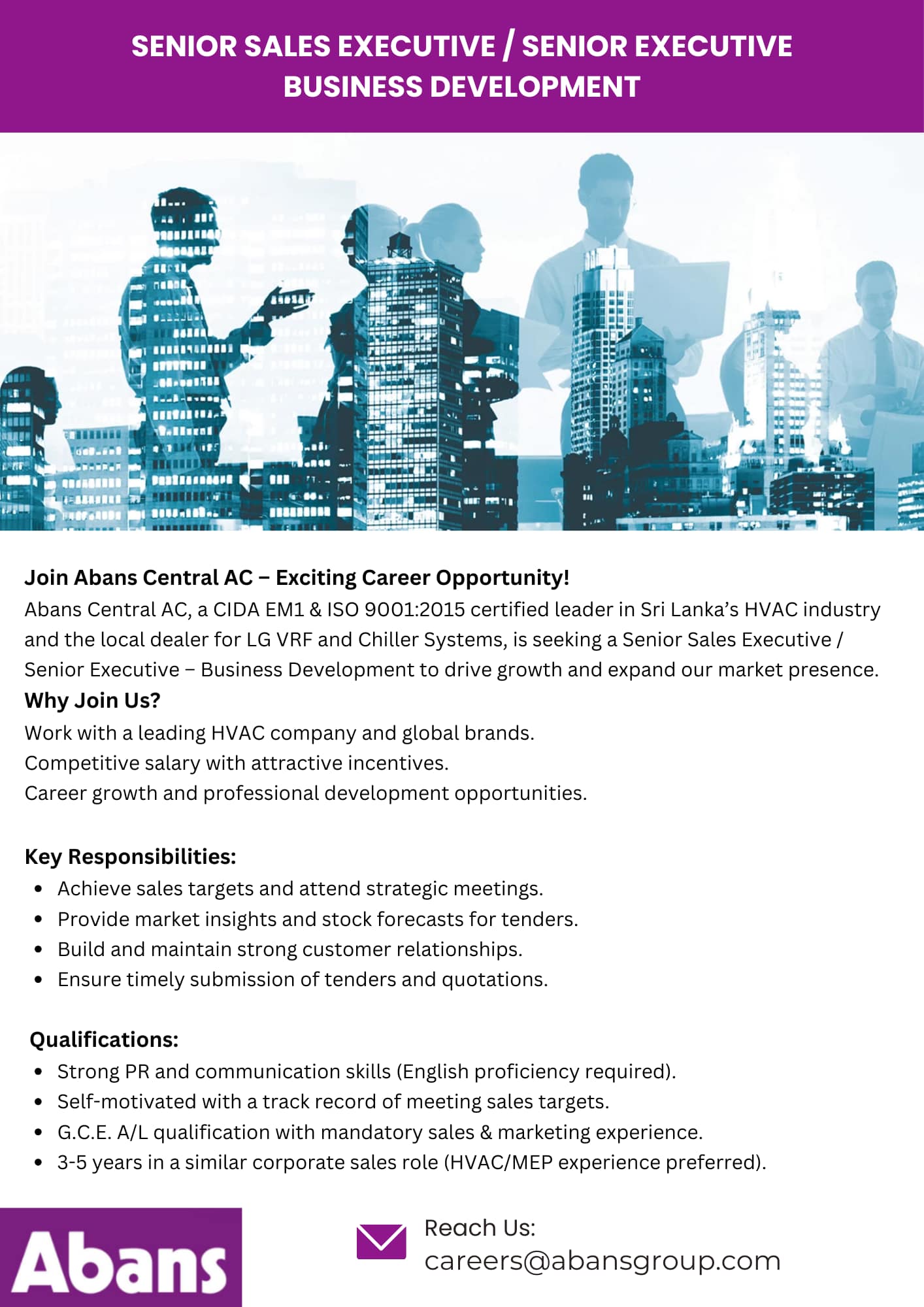 Company banner
