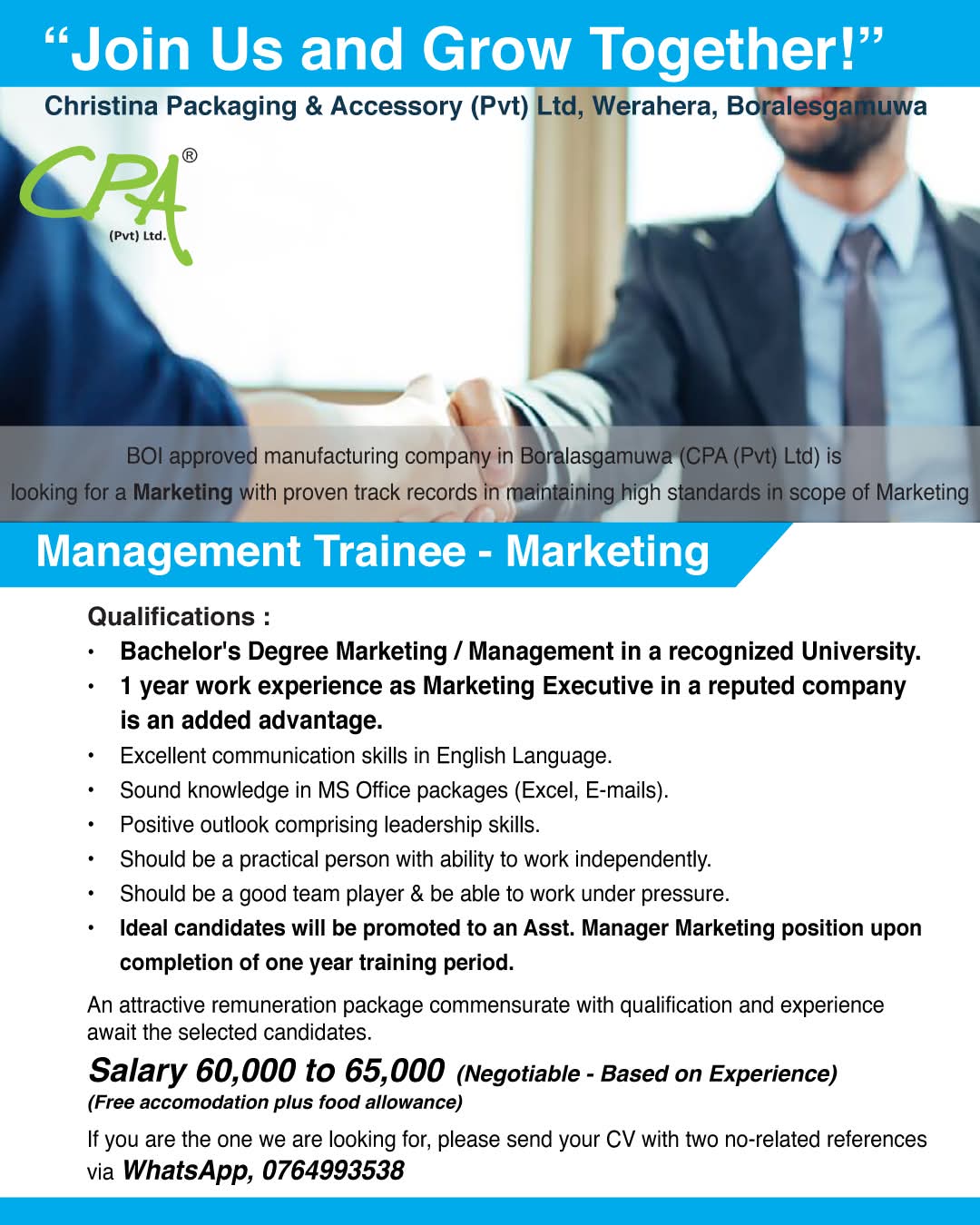 Company banner
