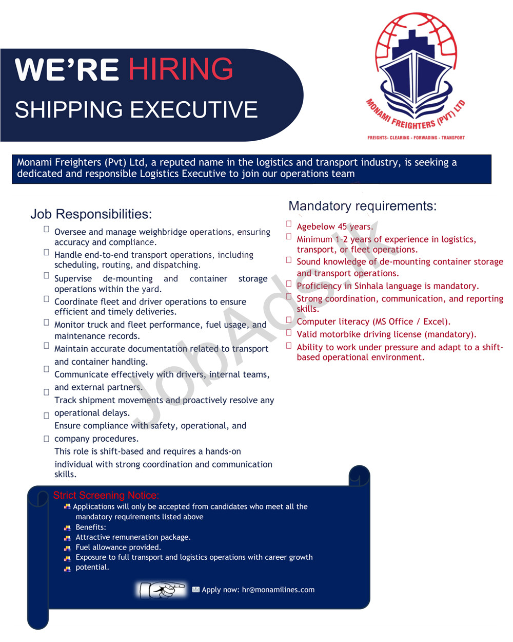 Company banner