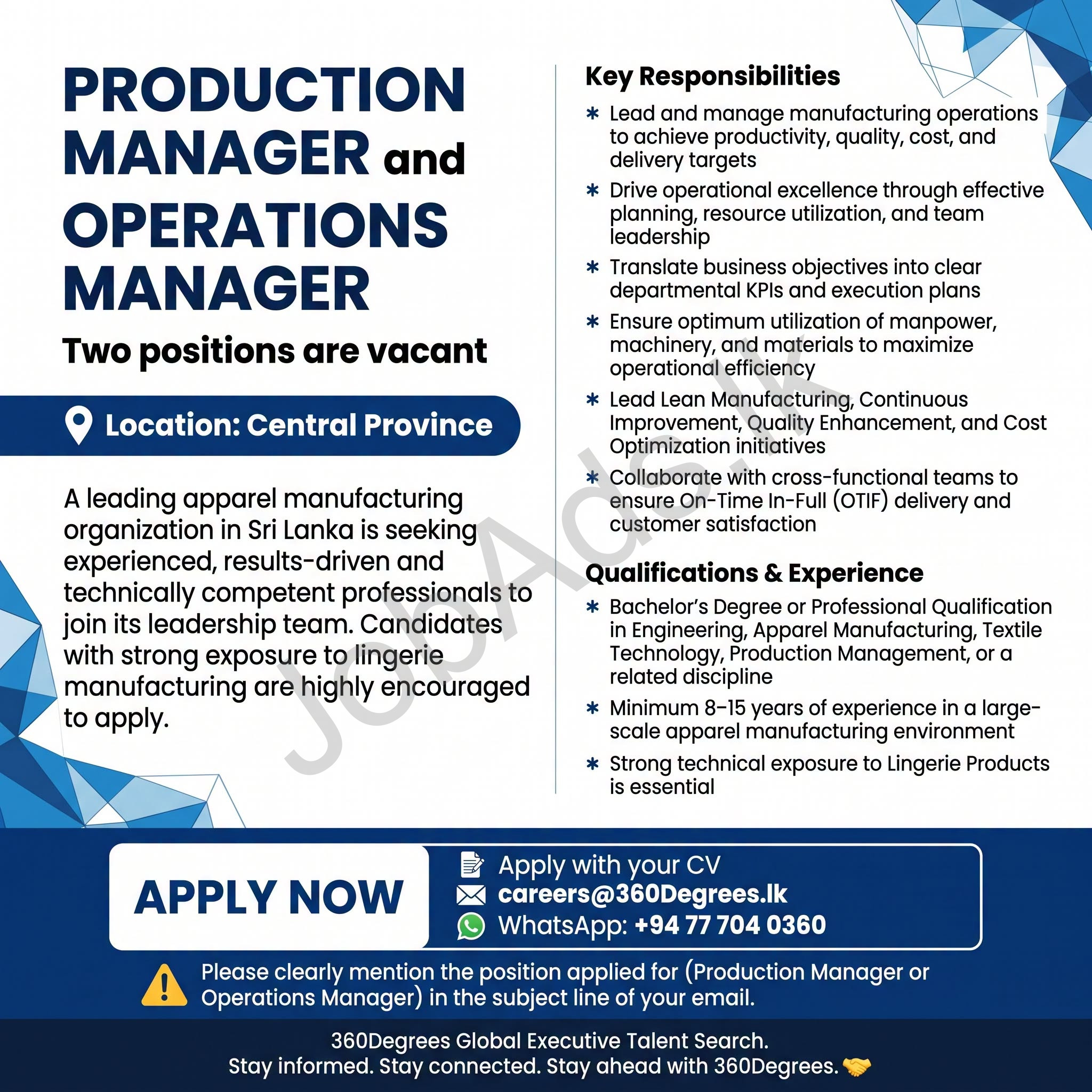 Company banner
