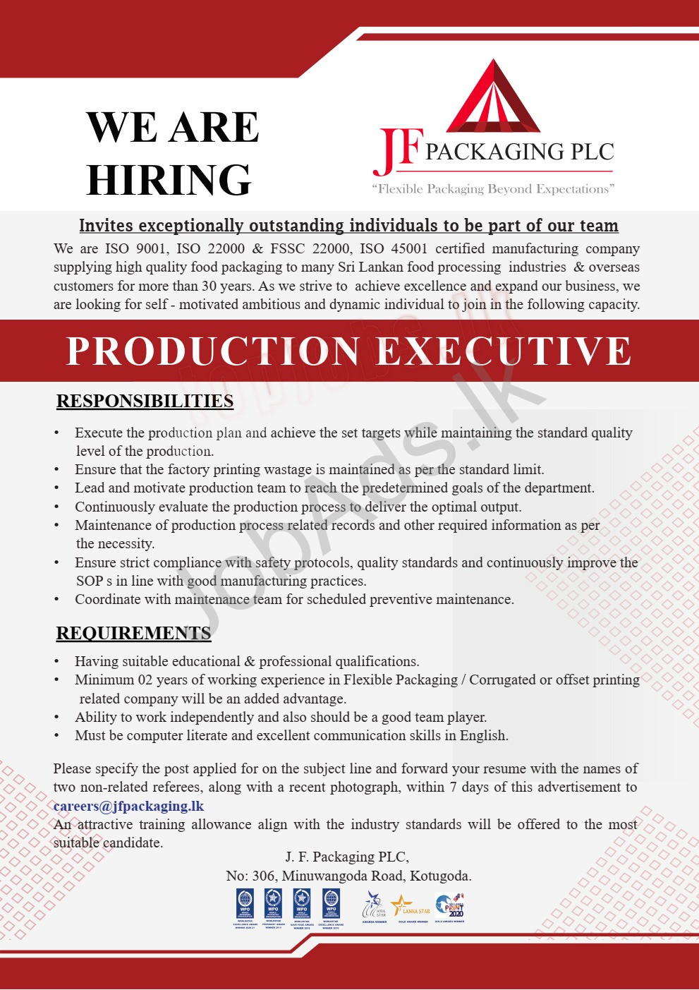 Company banner
