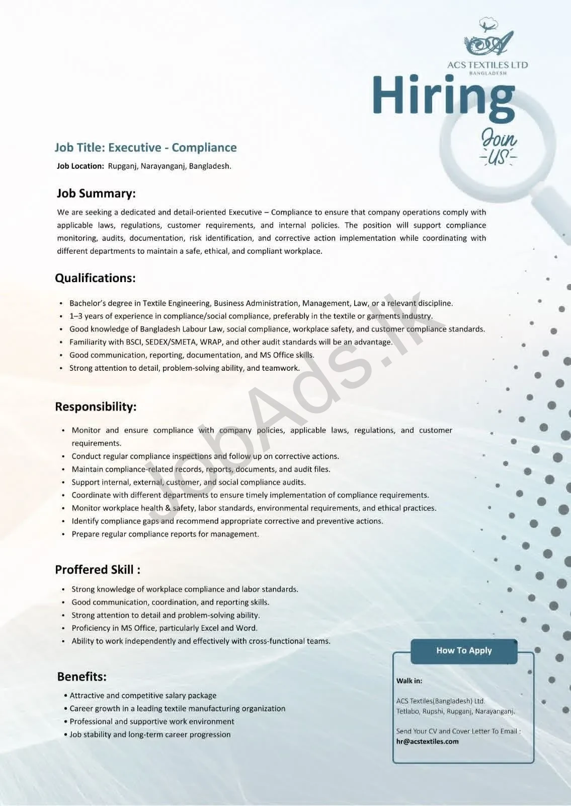 Company banner