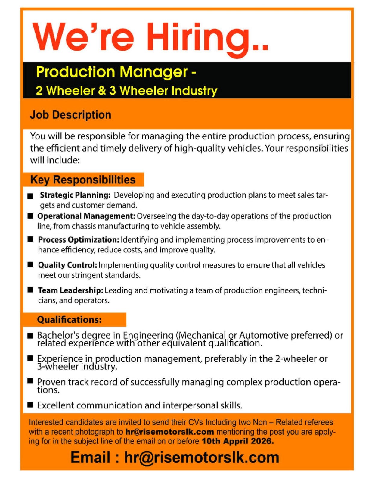Company banner