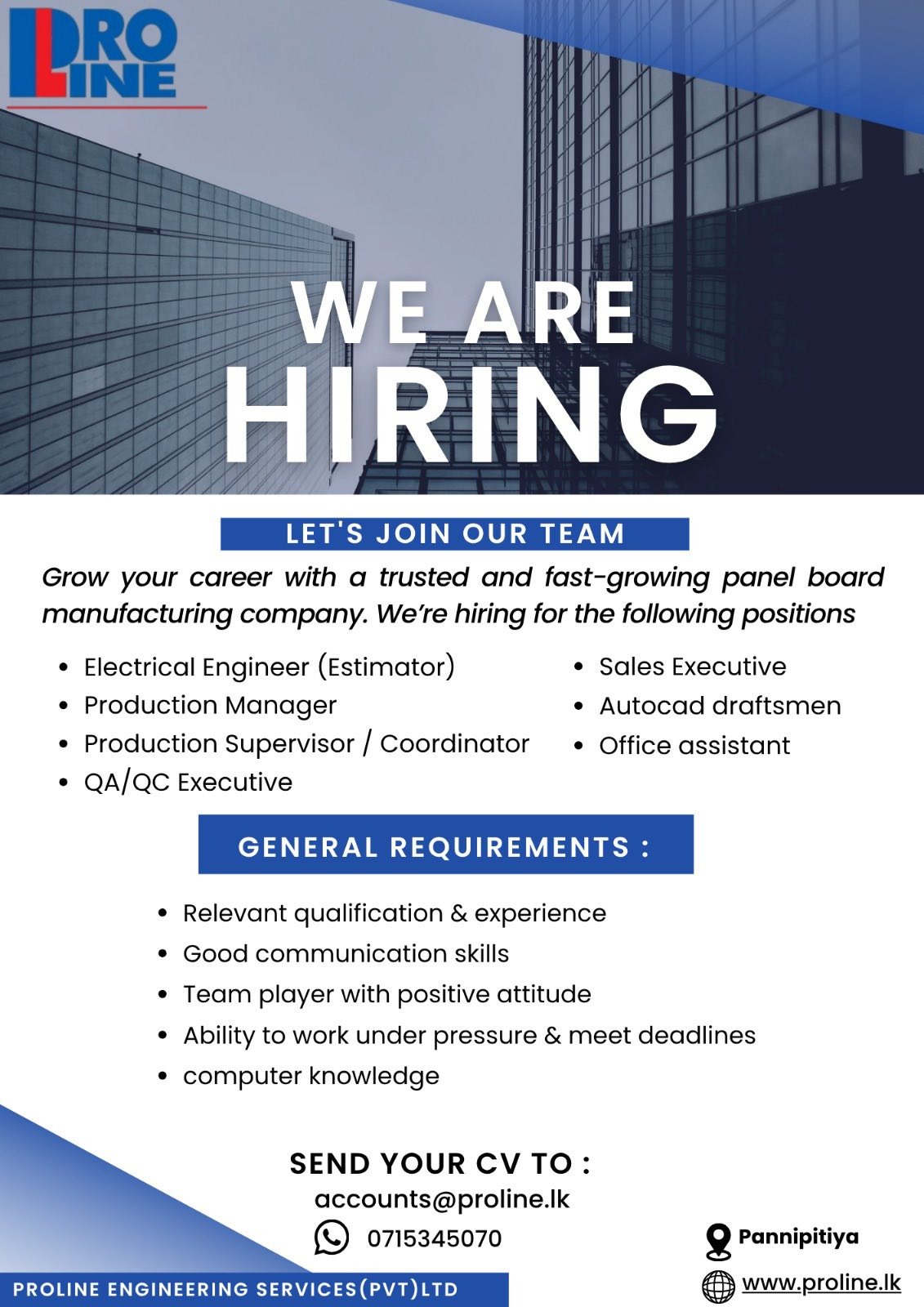 Company banner