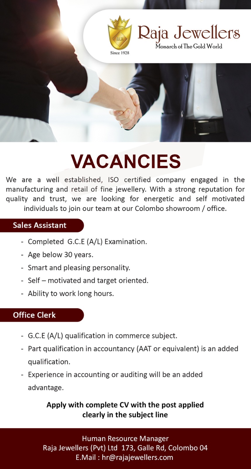 Company banner