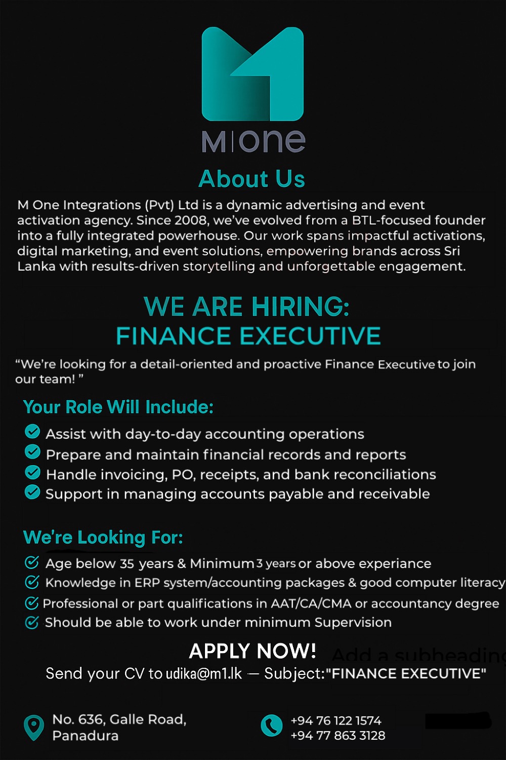 Company banner