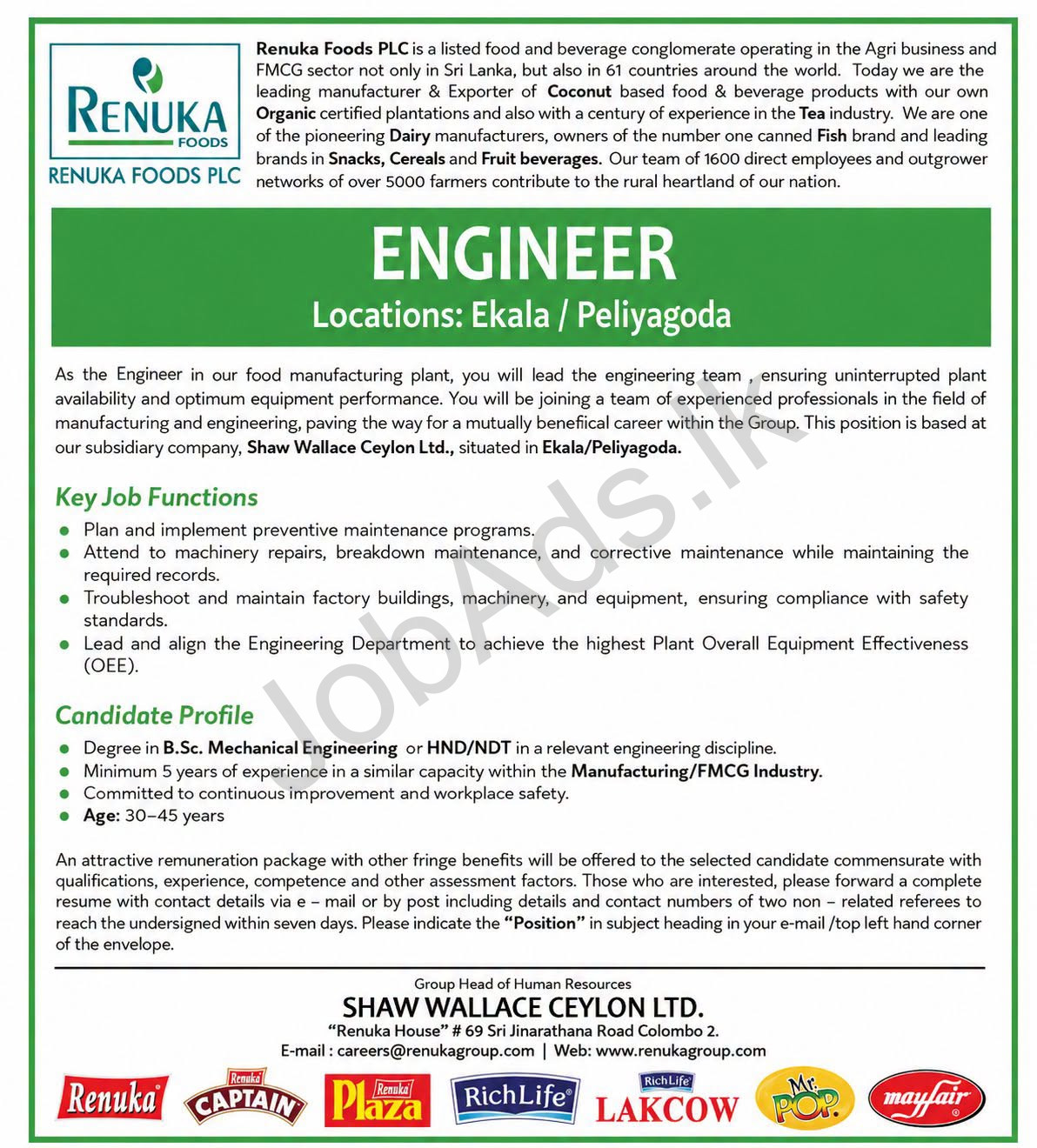 Company banner