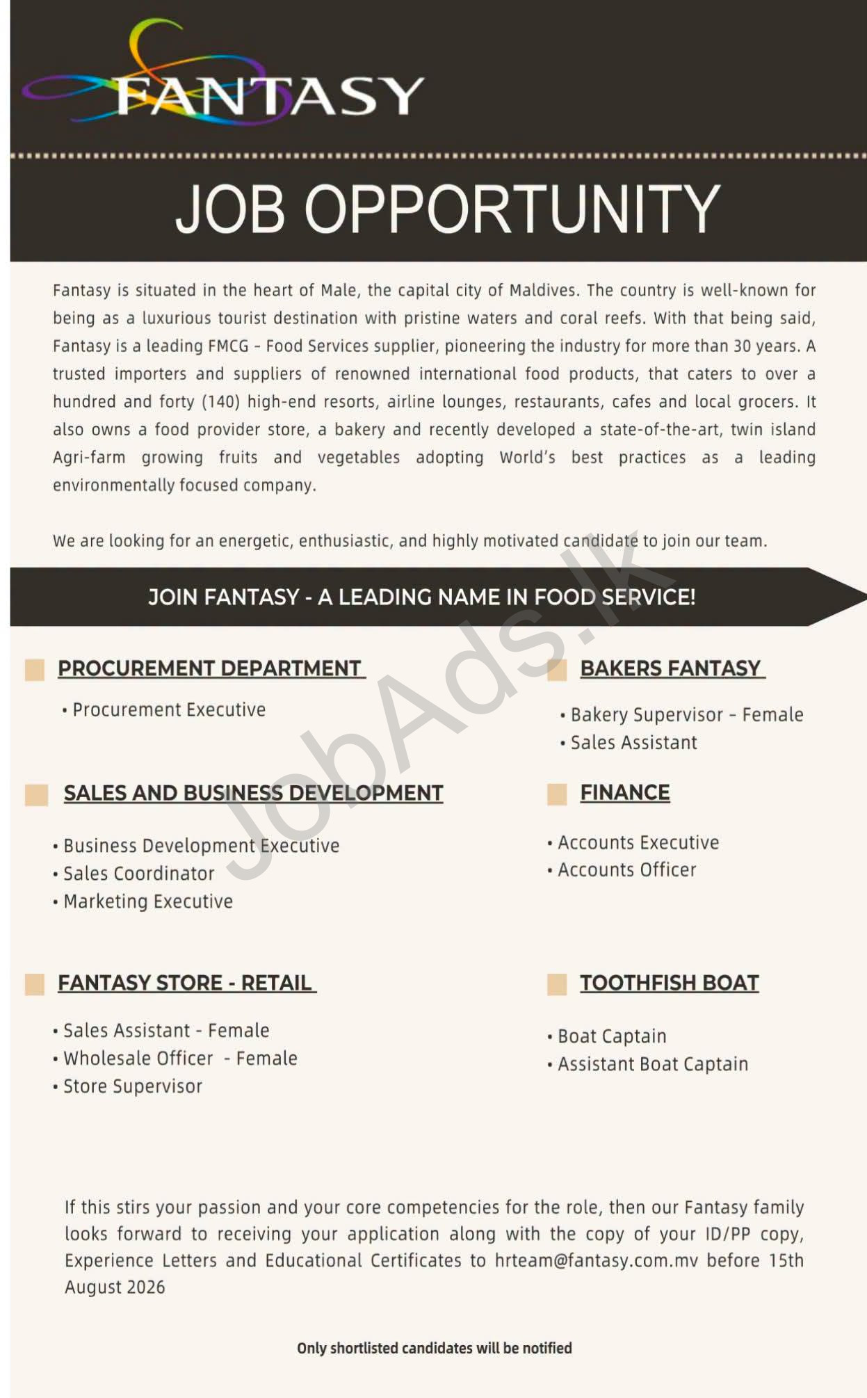 Company banner