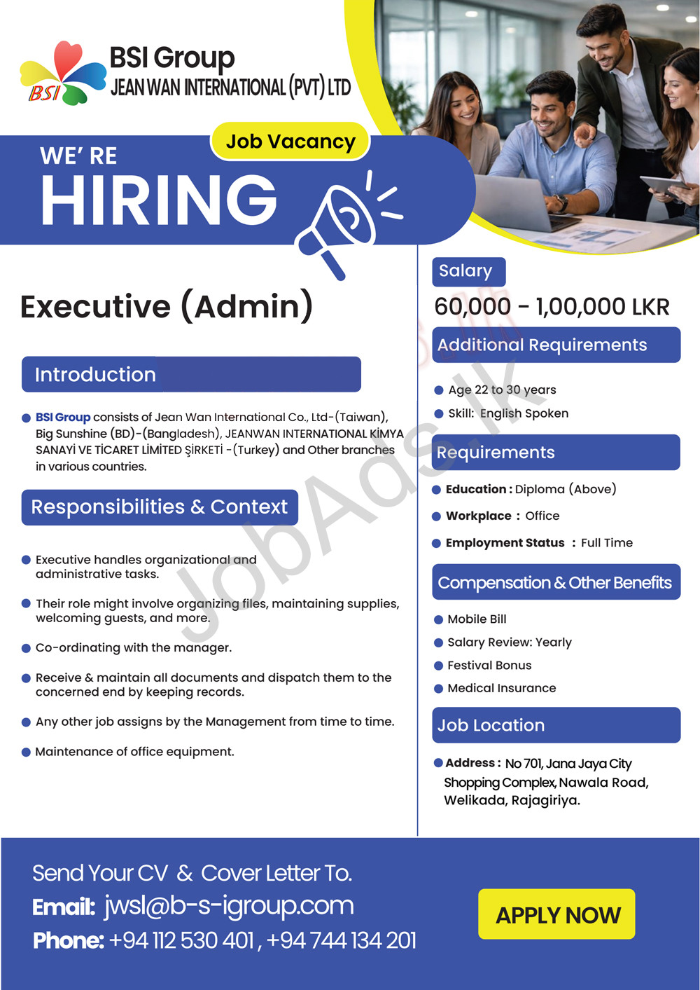 Company banner
