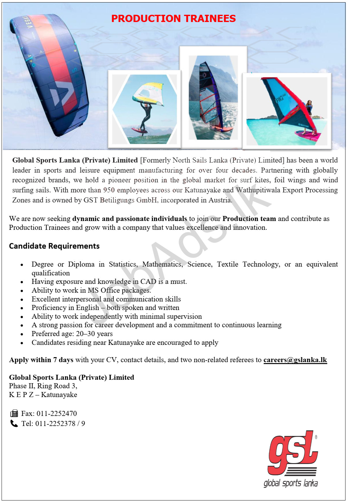 Company banner