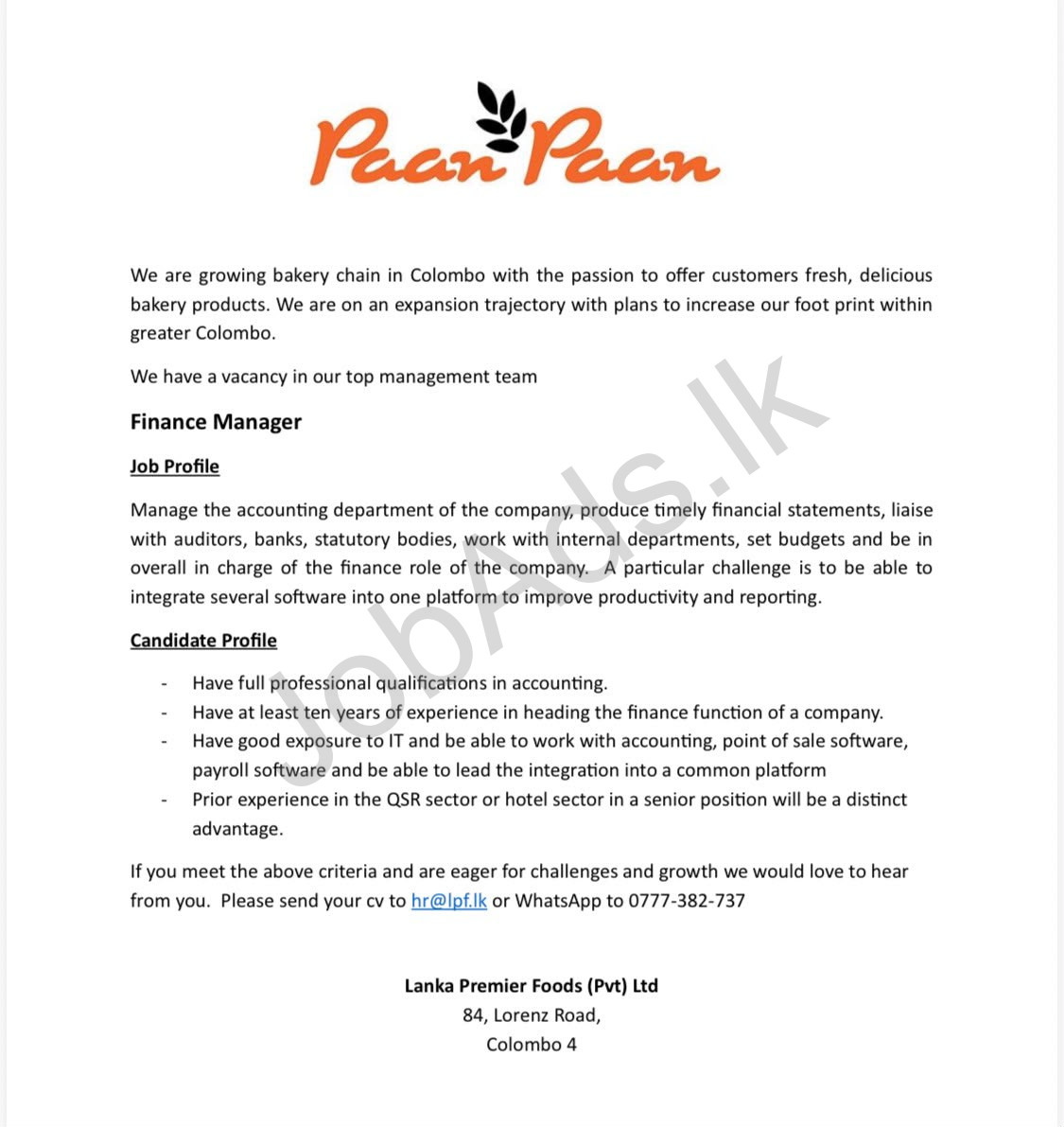 Company banner