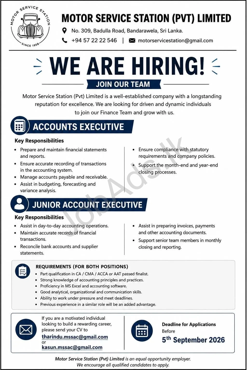 Company banner