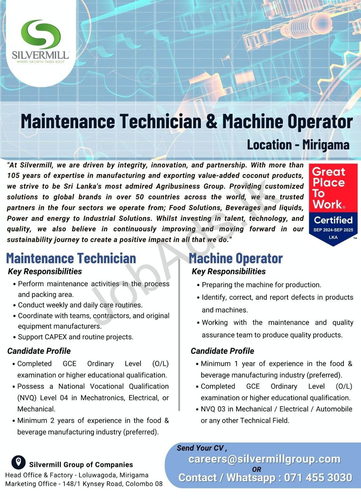 Company banner