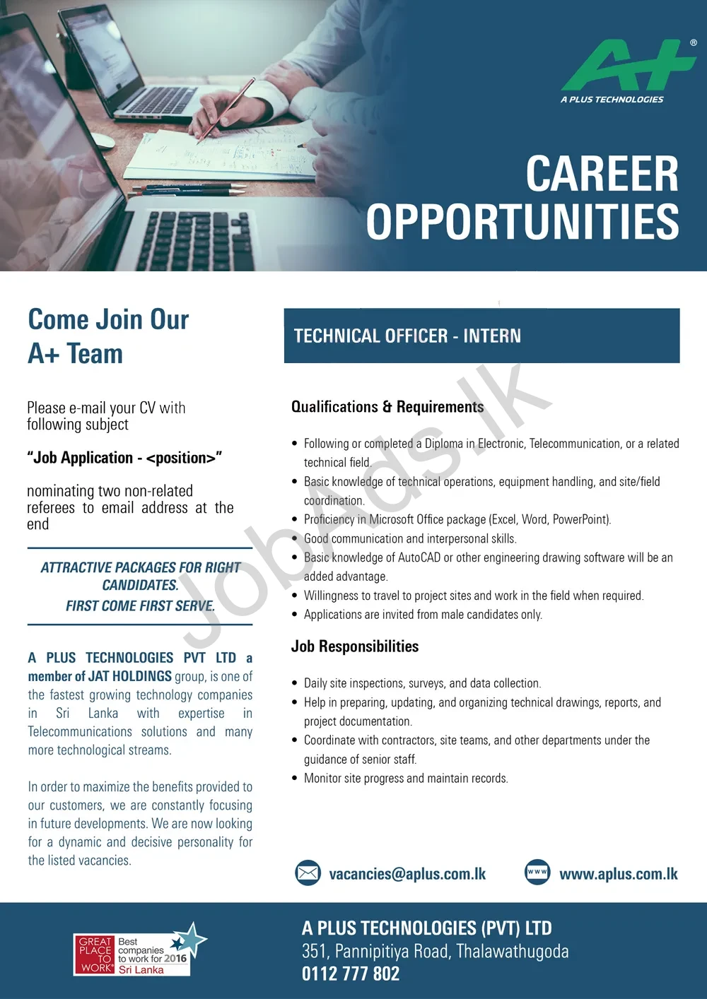 Company banner